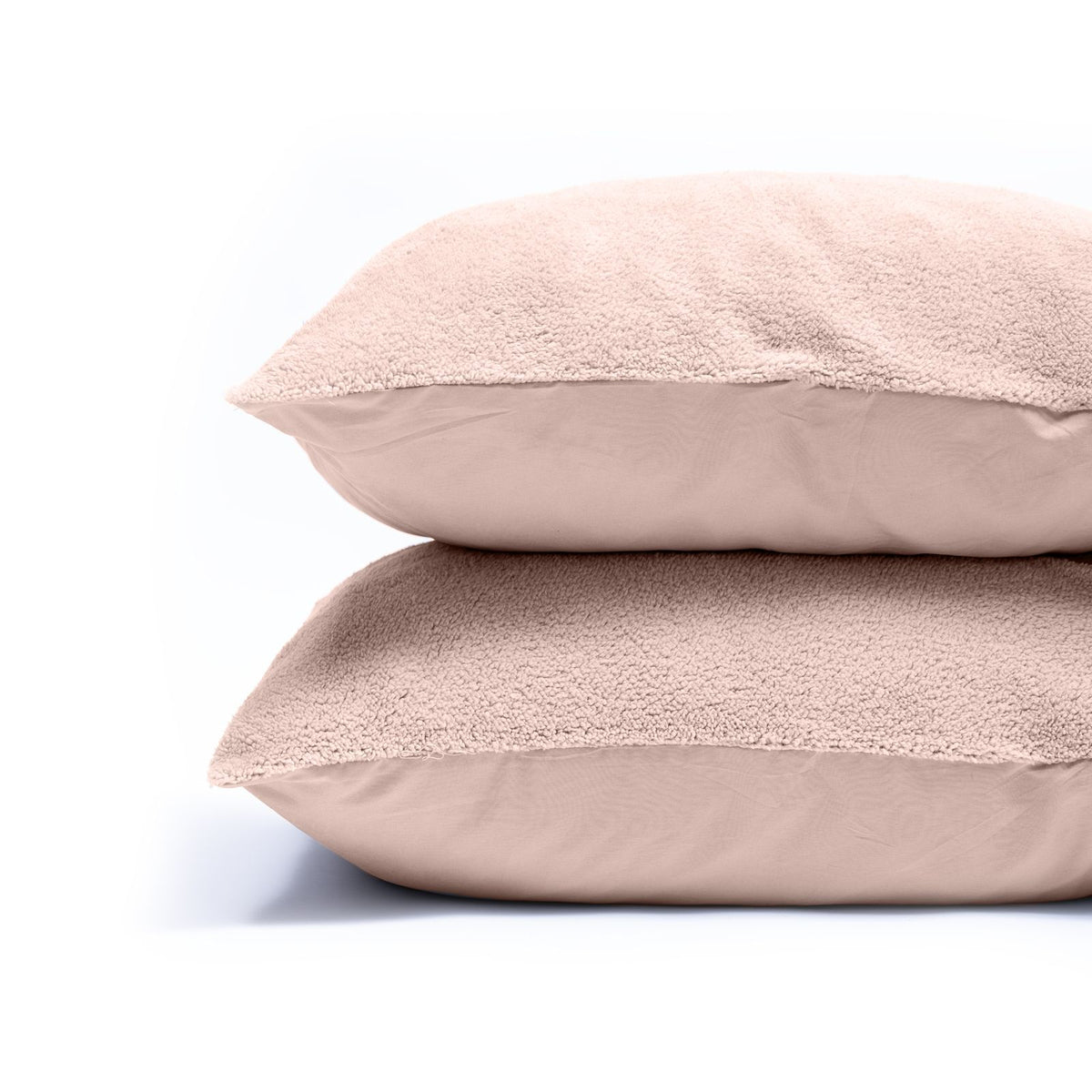 Teddy kussenslopen 2pack Roze