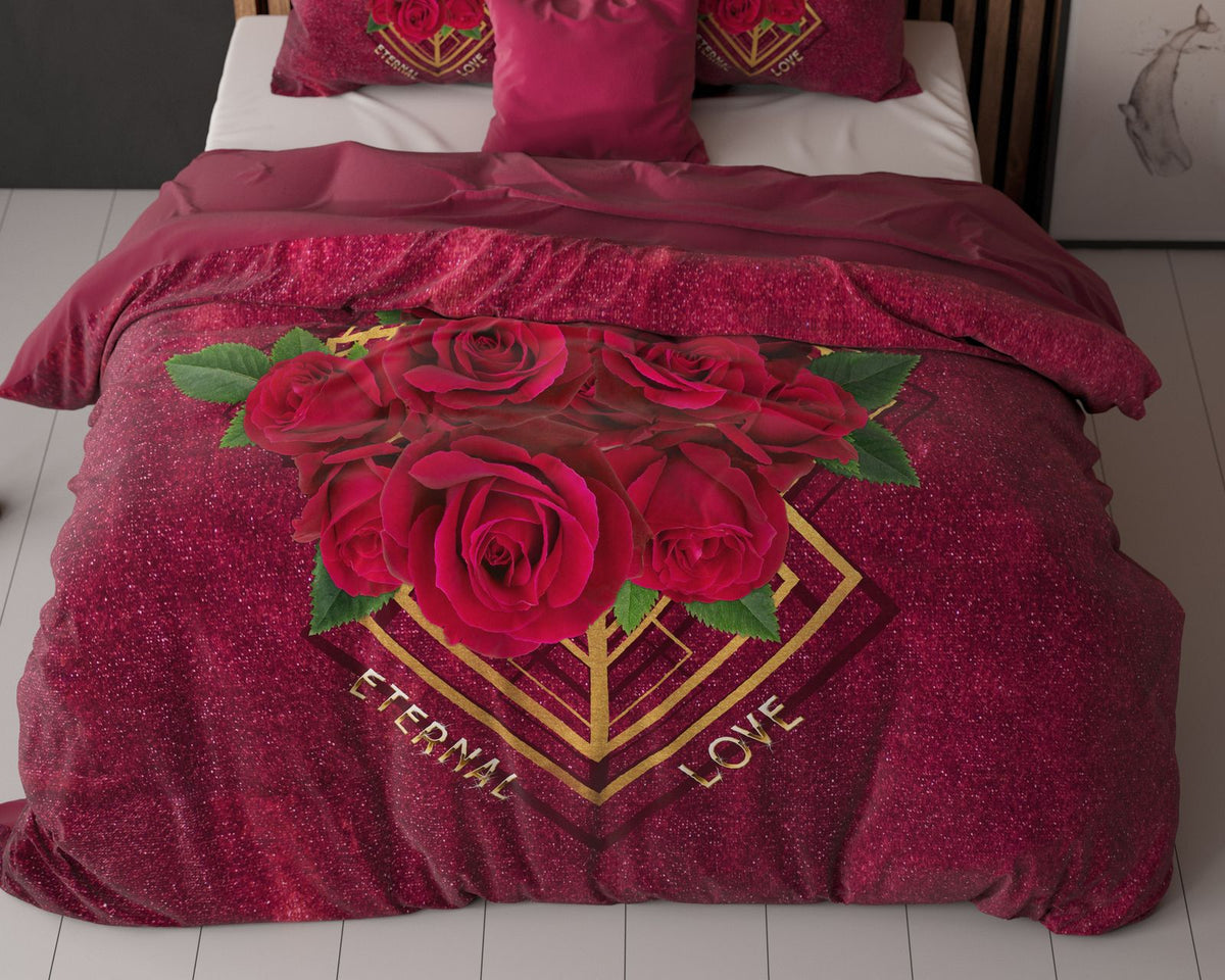 Dekbedovertrek Eternal love Rood