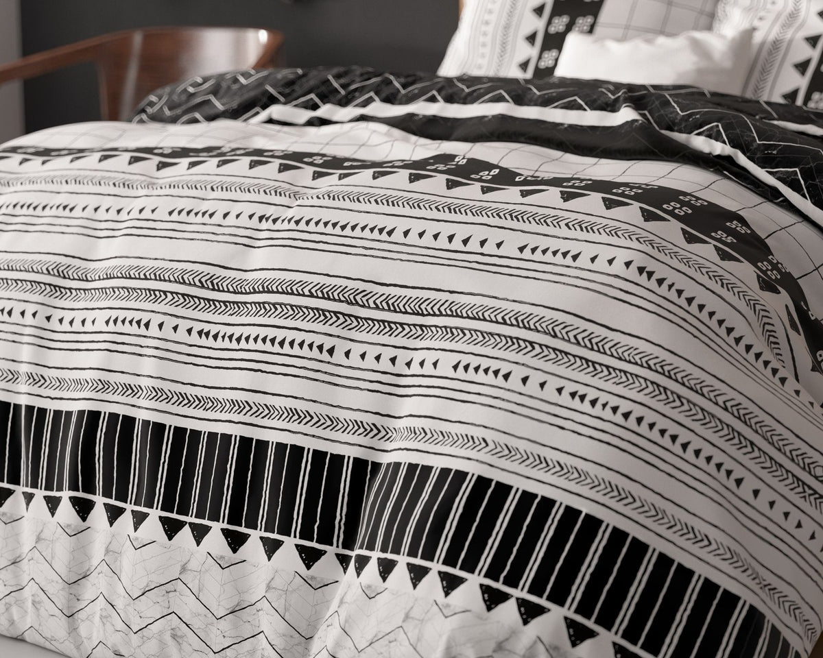 Dekbedovertrek Artic Stripe Wit