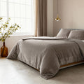 NordDream Funda nórdica Velvet Lining Taupe/Gris