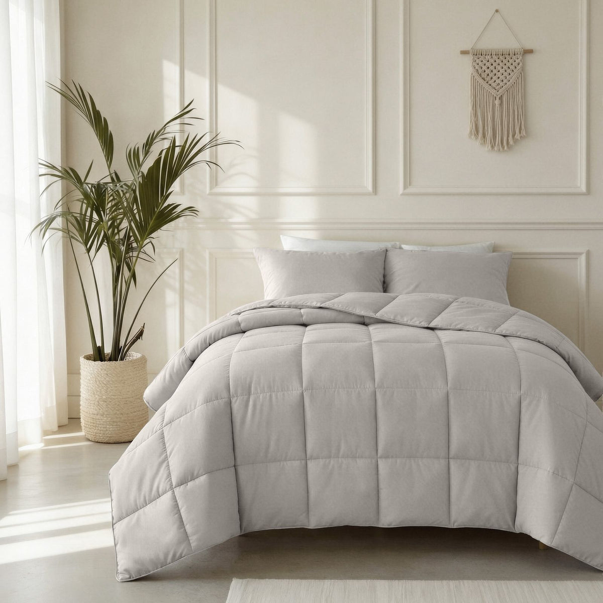 Lazy Dekbed Percale Taupe