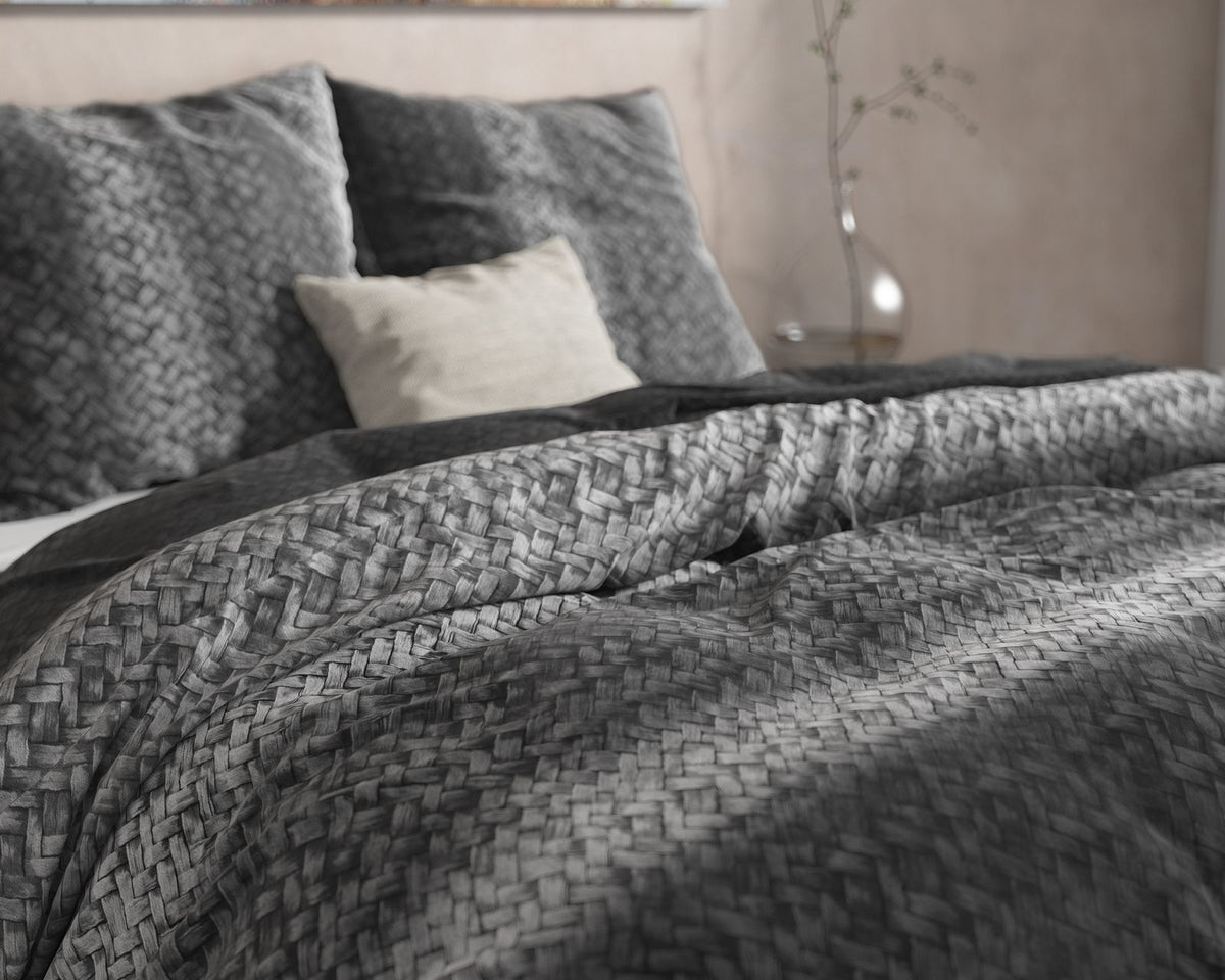 Dekbedovertrek DH Flanel Gradient Knits Antraciet