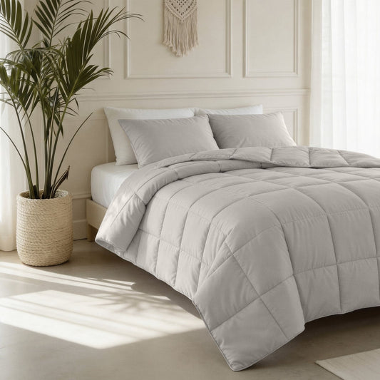 Lazy Dekbed Percale Taupe