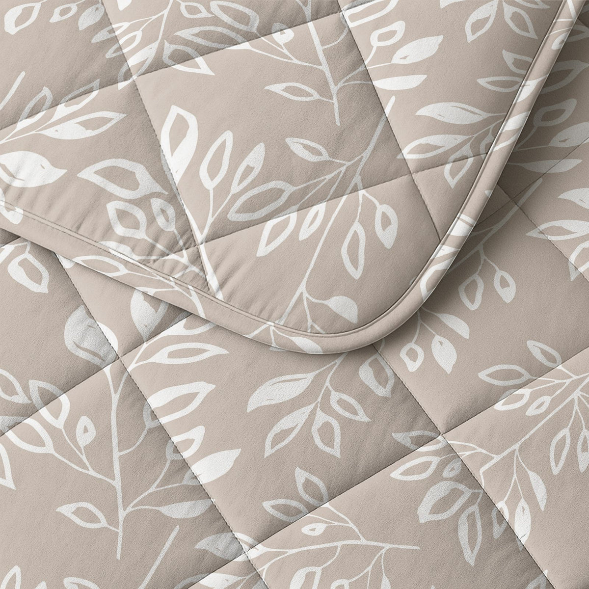 Neva Lazy Dekbed Taupe/Zand Met Kussenslopen