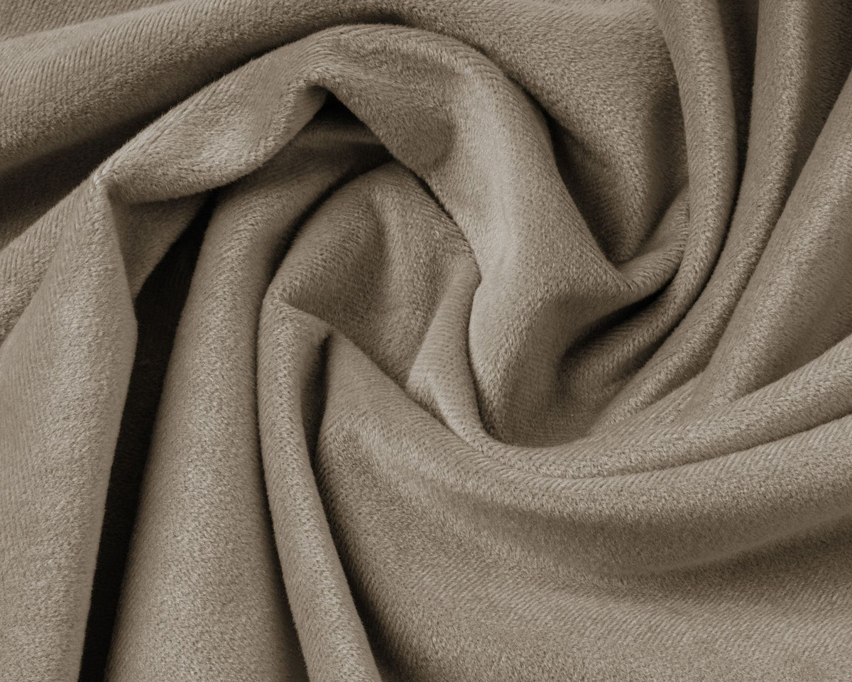 Velvet 2 in 1 kussenslopen Taupe/Grijs