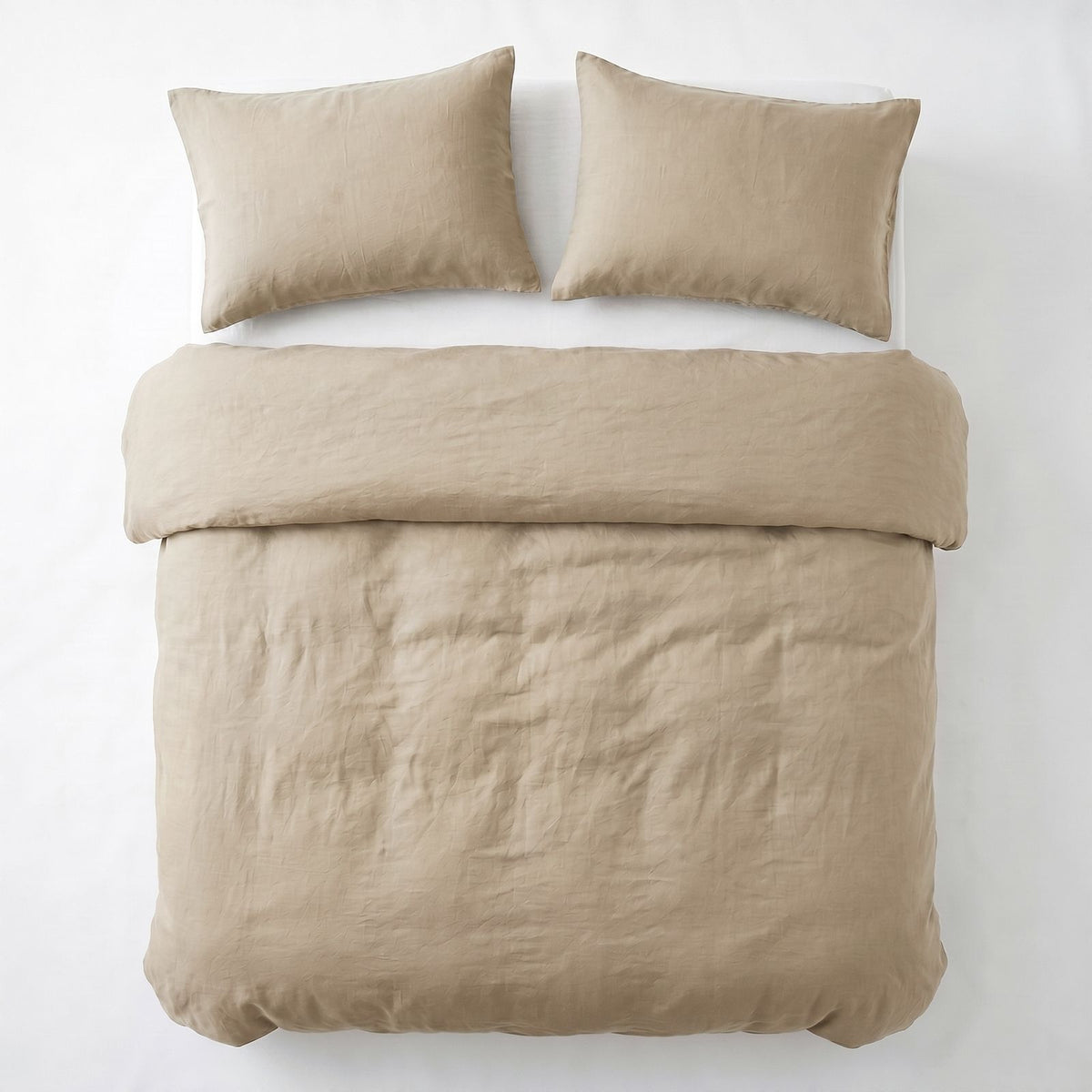 Dekbedovertrek Stone Washed Zand