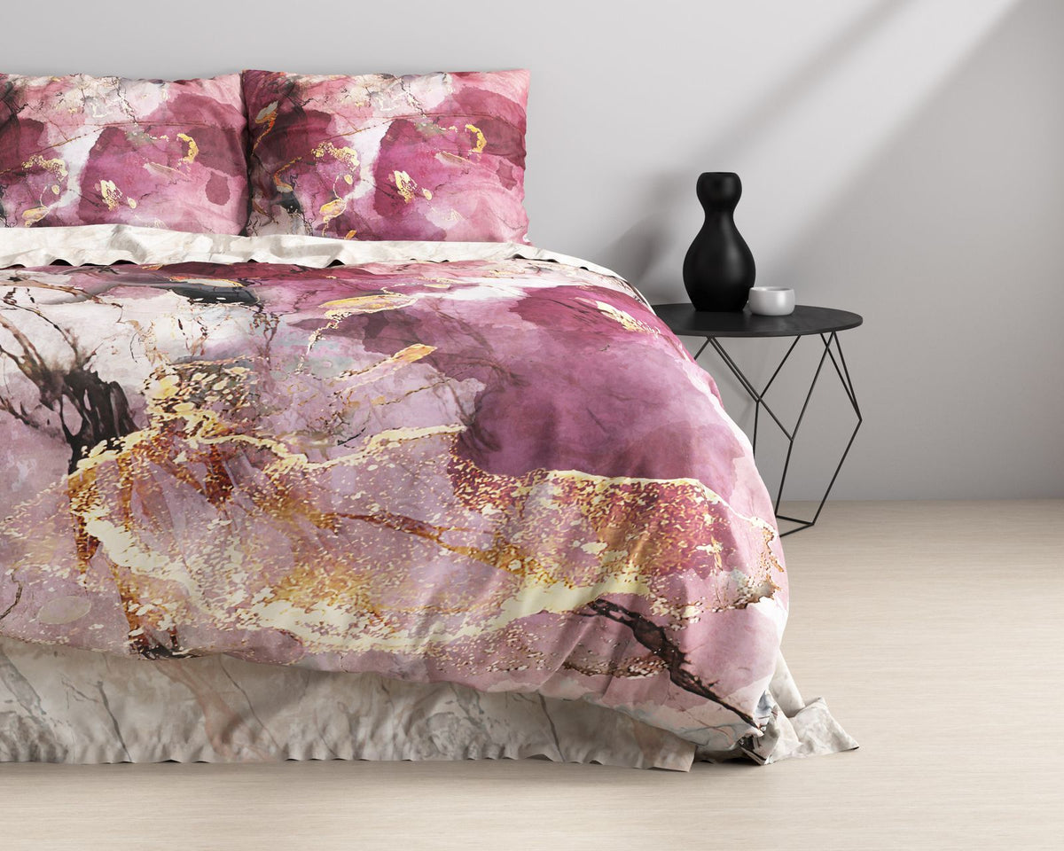 Dekbedovertrek Breccia Roze