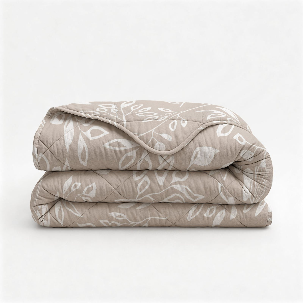 Neva Lazy Dekbed Taupe/Zand Met Kussenslopen