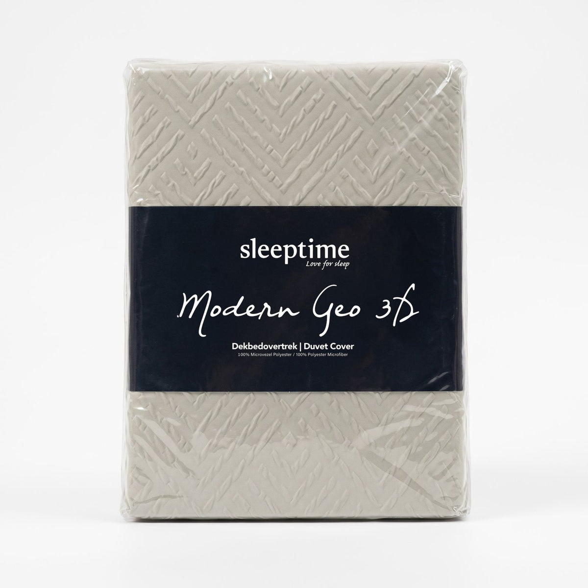 Dekbedovertrek Modern Geo 3D Cream