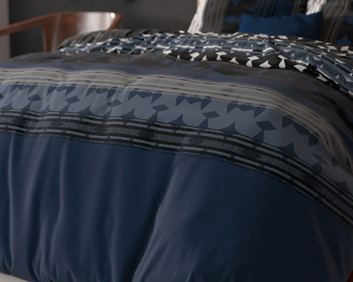 Dekbedovertrek Scanda Navy