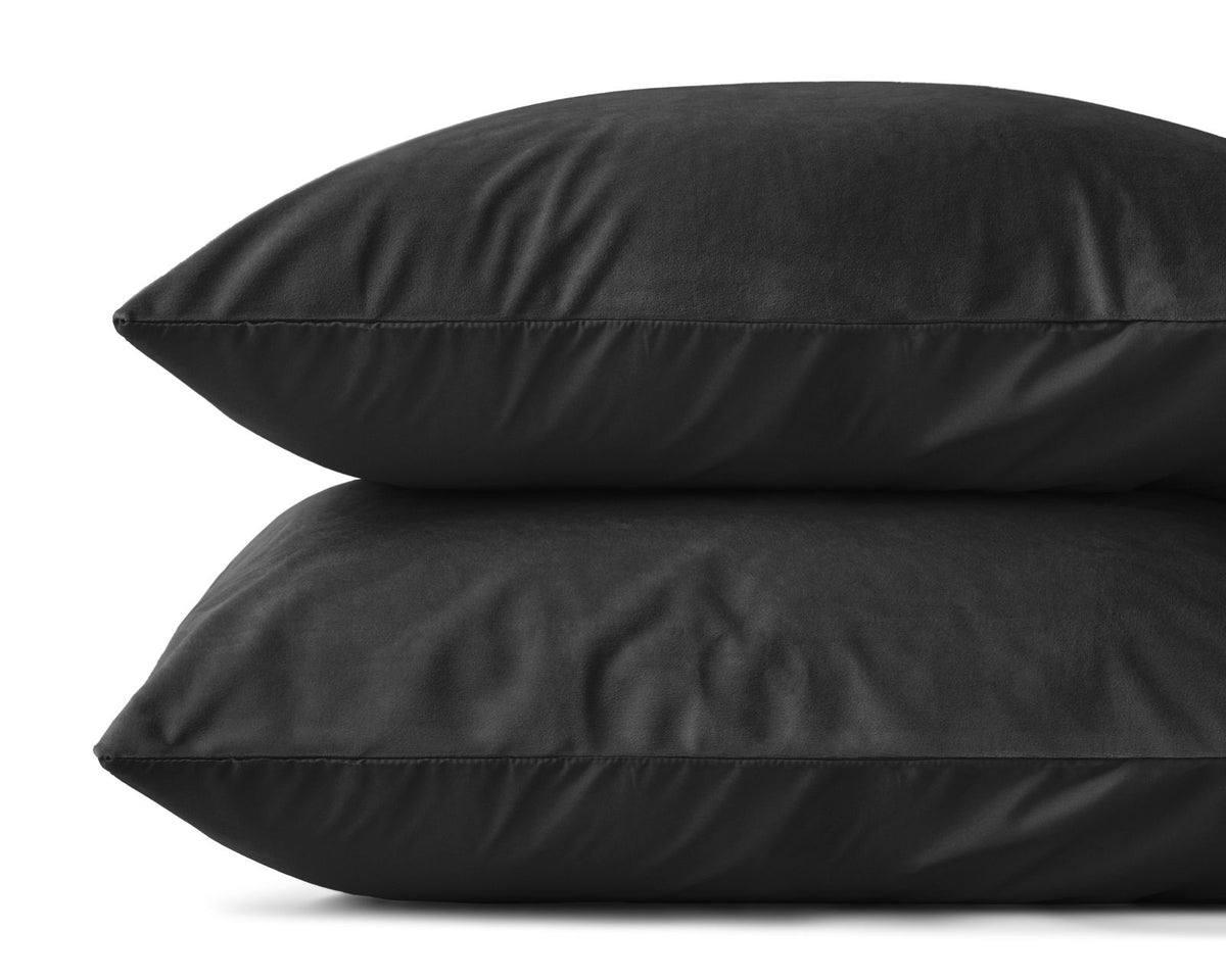 Velvet 2 in 1 kussenslopen Zwart