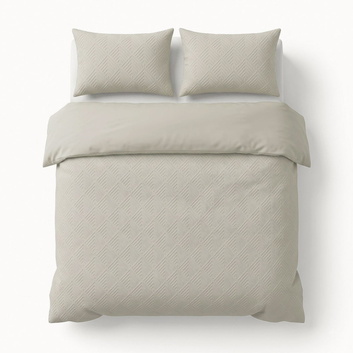 Dekbedovertrek Modern Geo 3D Cream