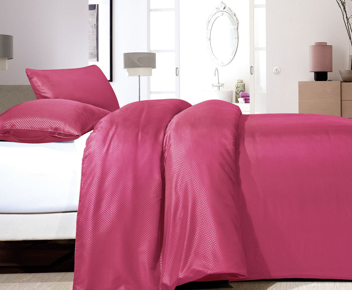 Dekbedovertrek Satin Point Roze