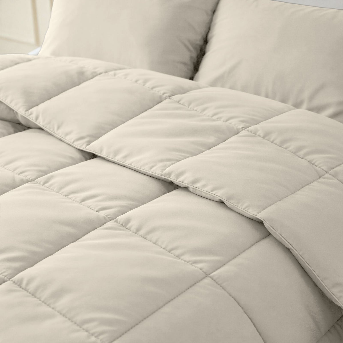 Lazy Dekbed Percale Beige