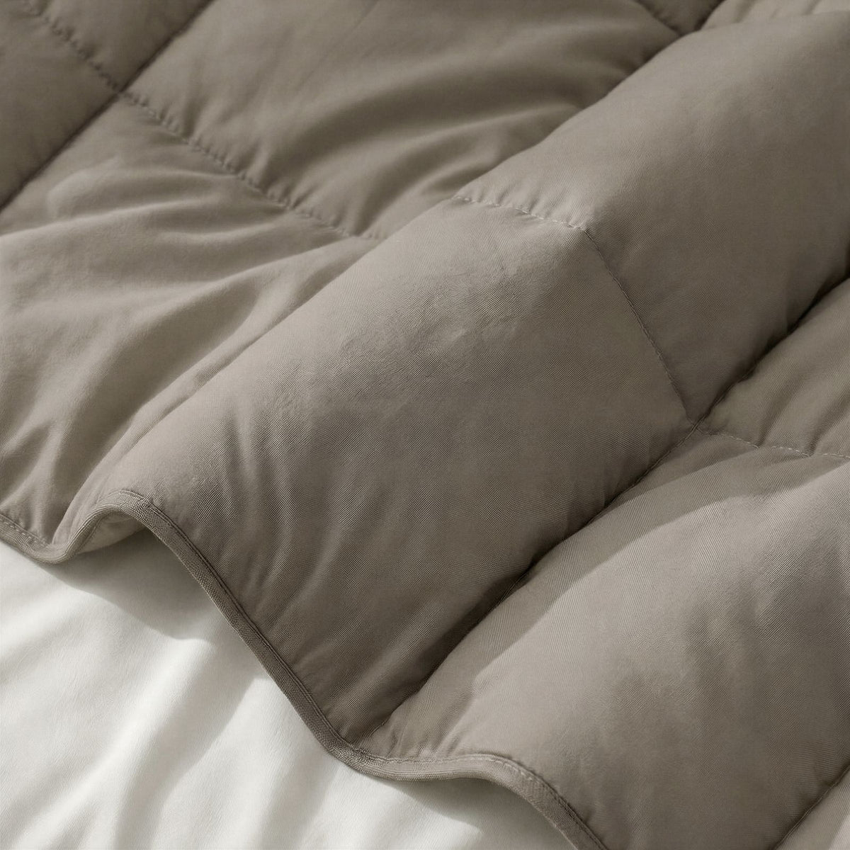 Lazy Dekbed Percale Taupe Bruin