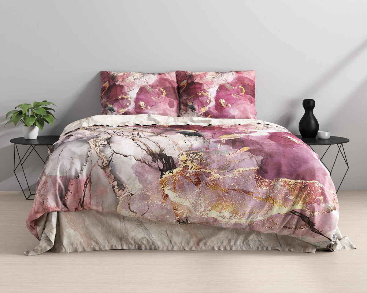 Dekbedovertrek Breccia Roze