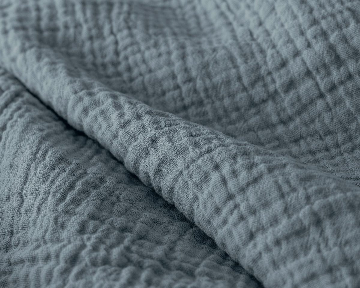 Lazy Dekbed Mousseline Groen Met Kussenslopen