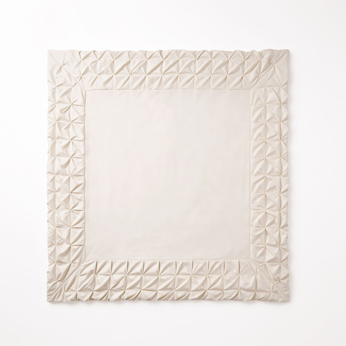 Dekbedovertrek Border Pintuck Beige
