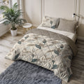 Lazy Dekbed Solitude Taupe Met Kussenslopen