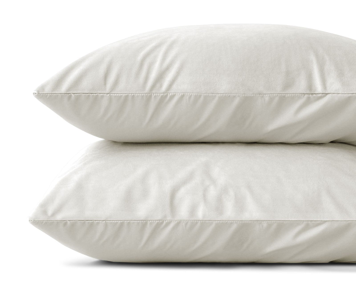Velvet 2 in 1 kussenslopen Creme