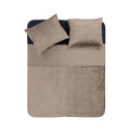 NordDream Funda nórdica Velvet Piping Taupe / Gris