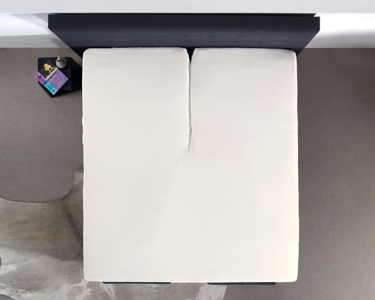 Splittopper Katoen Hoeslaken Creme