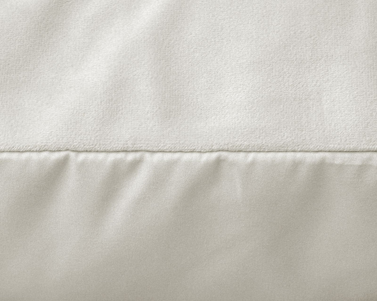 Velvet 2 in 1 kussenslopen Creme