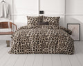 NordDream Housse de couette Deep Panther Marron