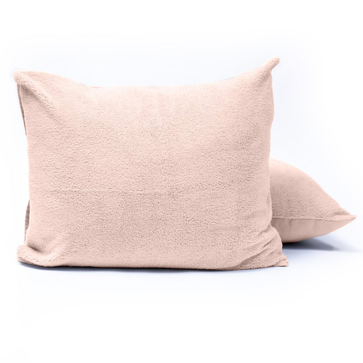 Teddy kussenslopen 2pack Roze