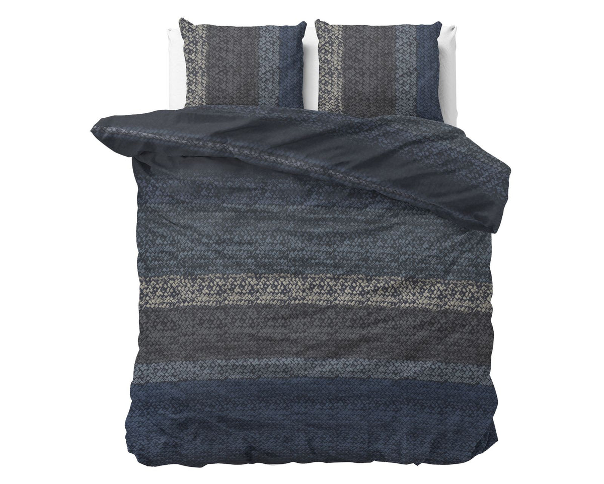 Dekbedovertrek DH Flanel Gradient Knits Blauw