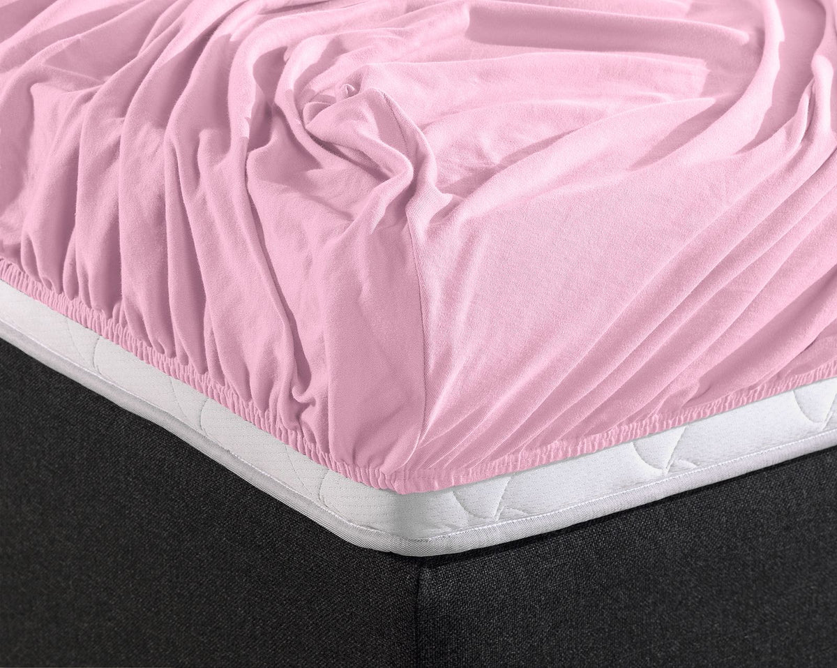 Dubbel Jersey 220 gr. Hoeslaken Roze