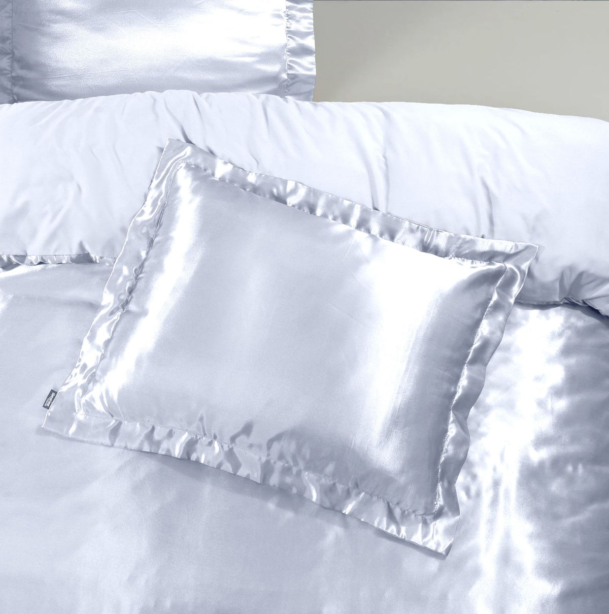Glossy Wit Kussensloop