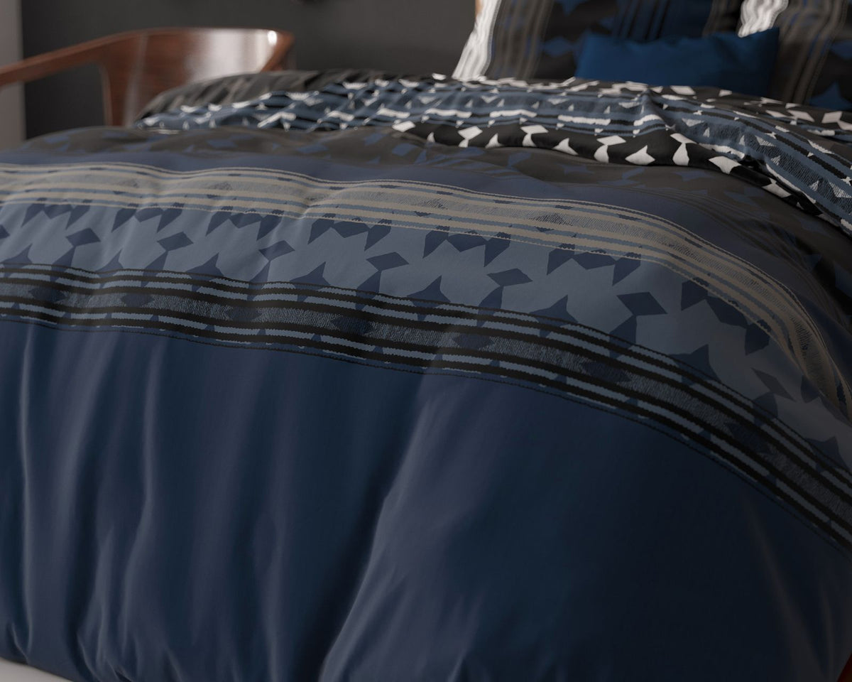 Dekbedovertrek Scanda Navy