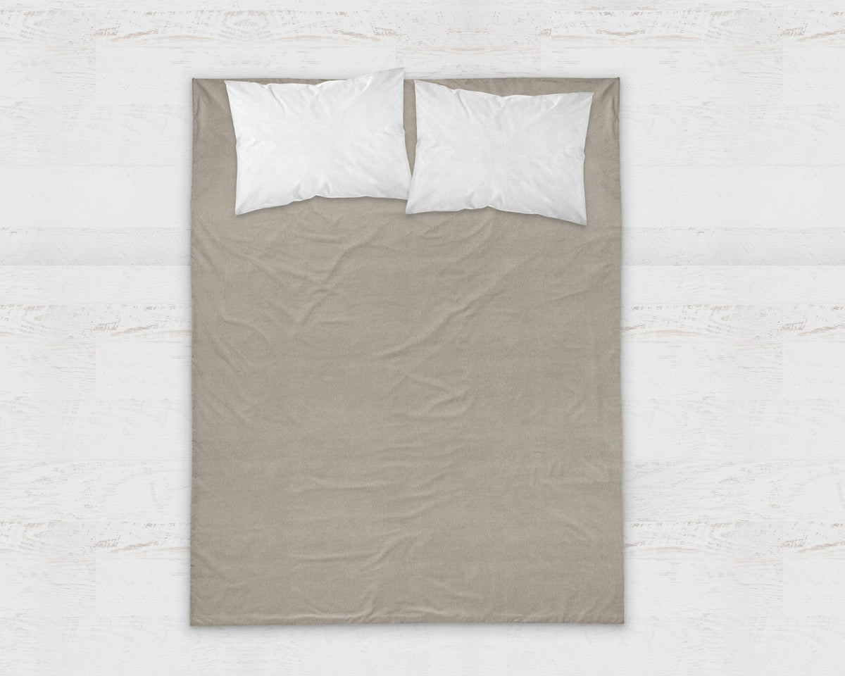 Flanel Premium Laken Taupe